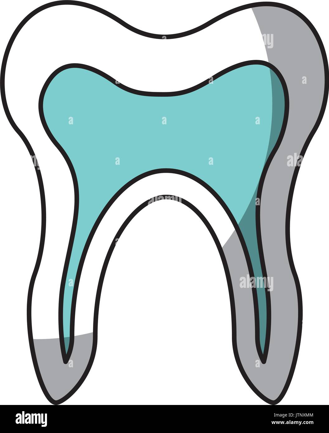Human tooth isolated icon Stock Vector Image & Art - Alamy