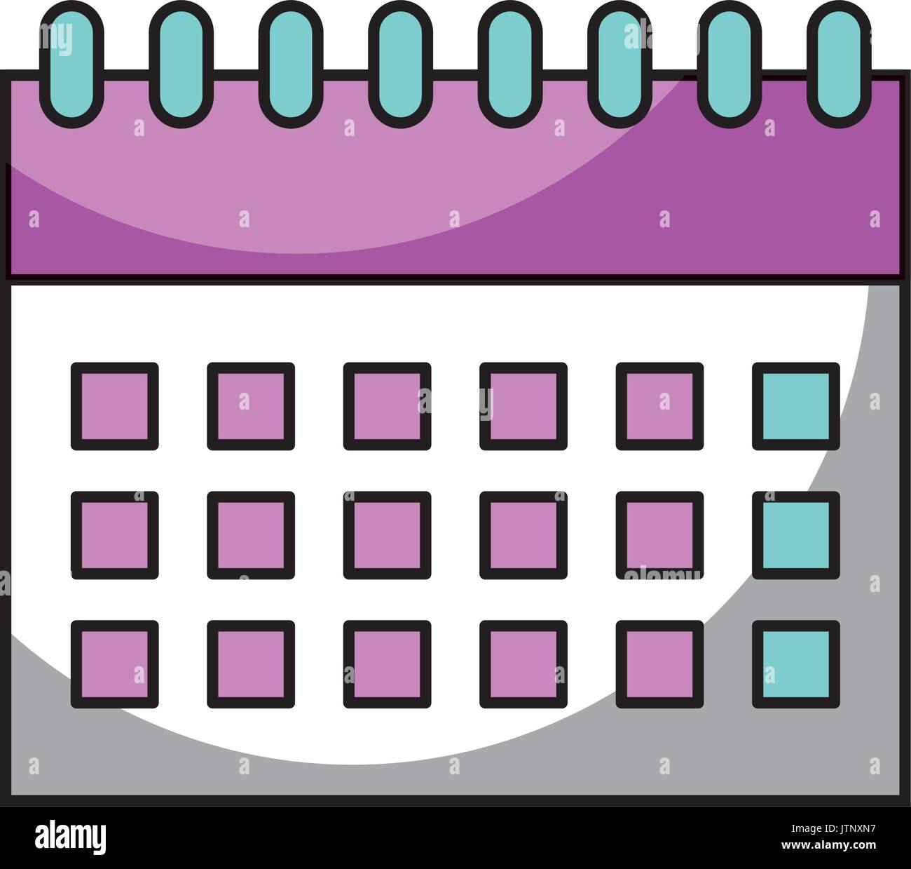 calendar reminder isolated icon Stock Vector Image & Art - Alamy