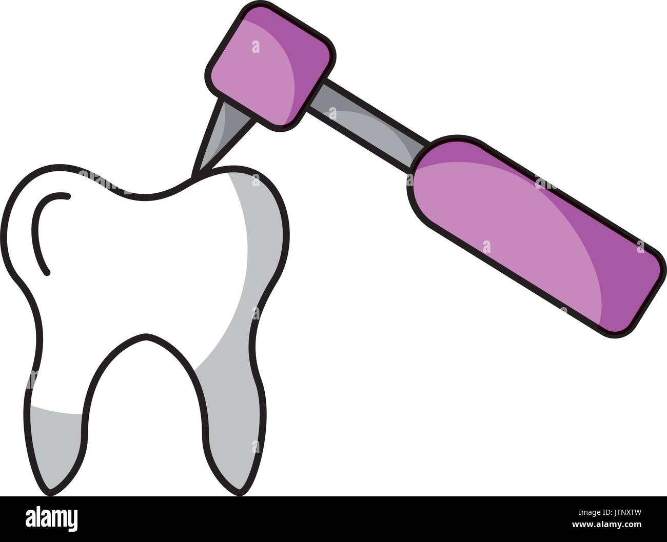 Human tooth with dental drill Stock Vector Image & Art Alamy