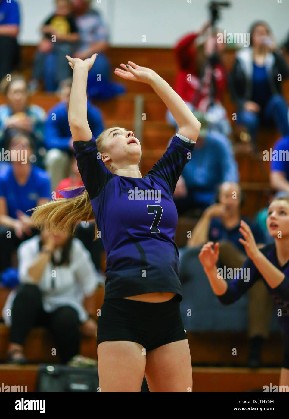 High School Volleyball Girls High Resolution Stock Photography And Images Alamy