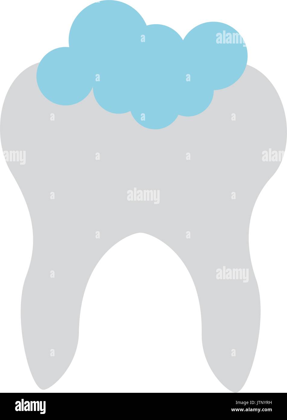 Human tooth with toothpaste Stock Vector Image & Art - Alamy