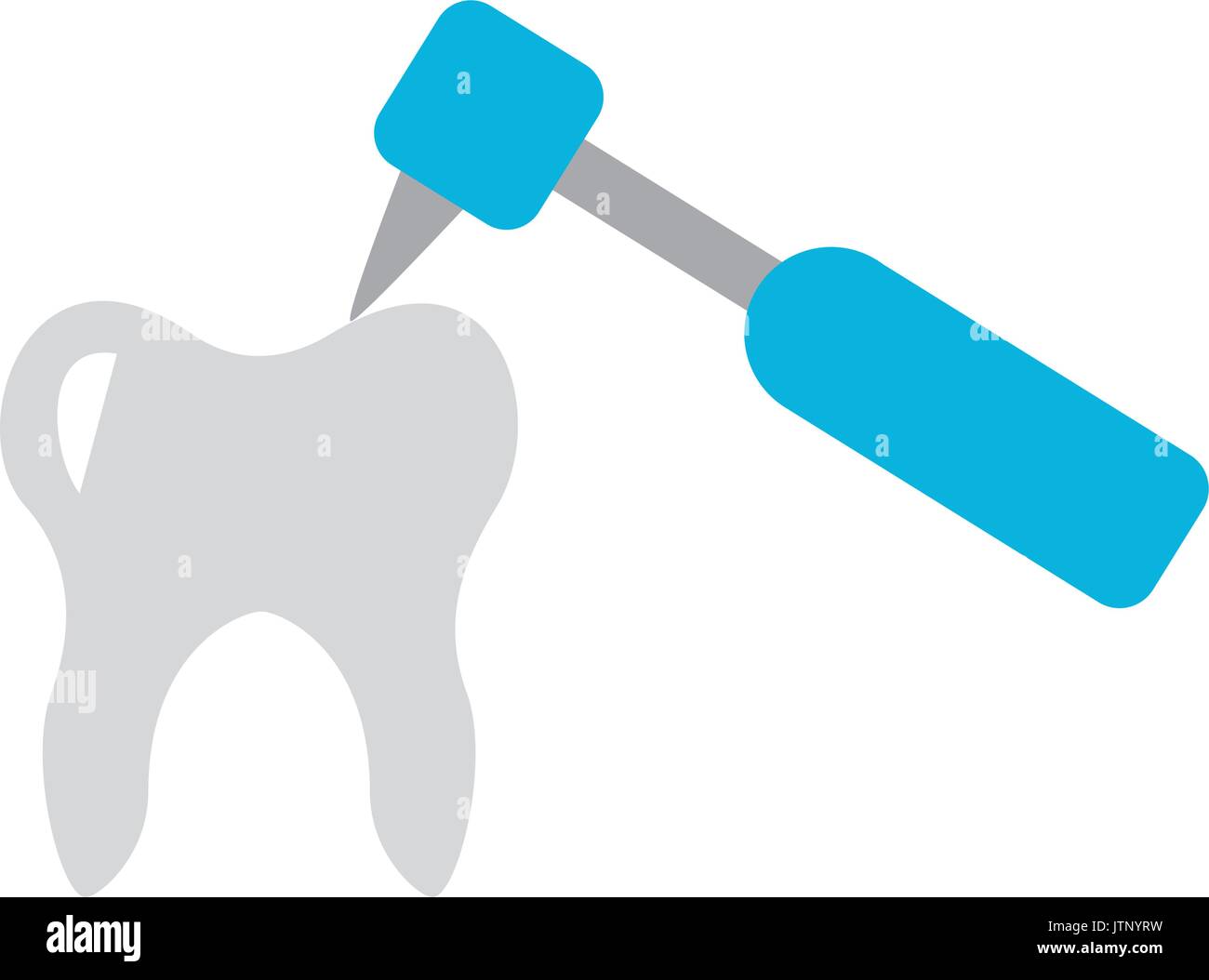 Human tooth with dental drill Stock Vector Image & Art - Alamy