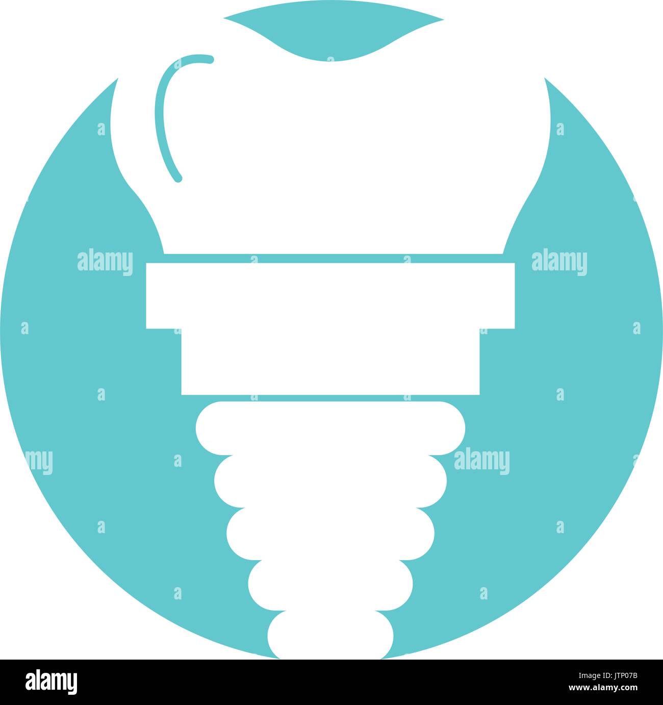 dental implant isolated icon Stock Vector Image & Art - Alamy