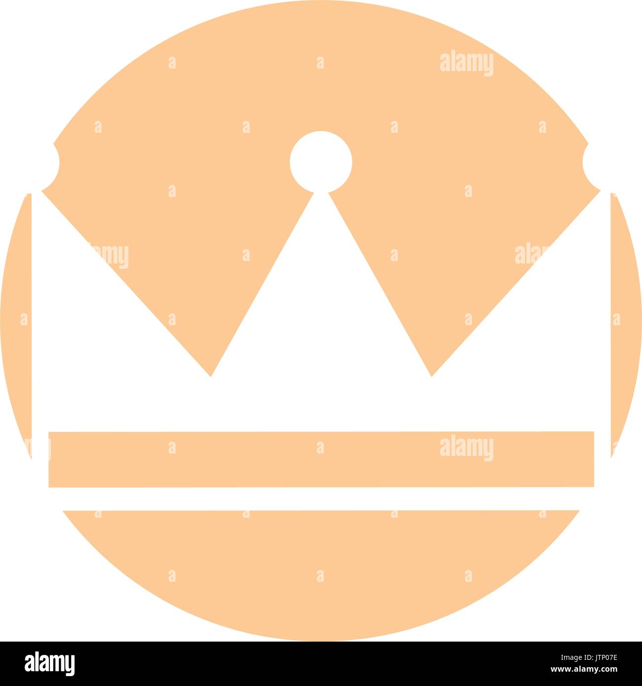 king crown isolated icon Stock Vector Image & Art - Alamy