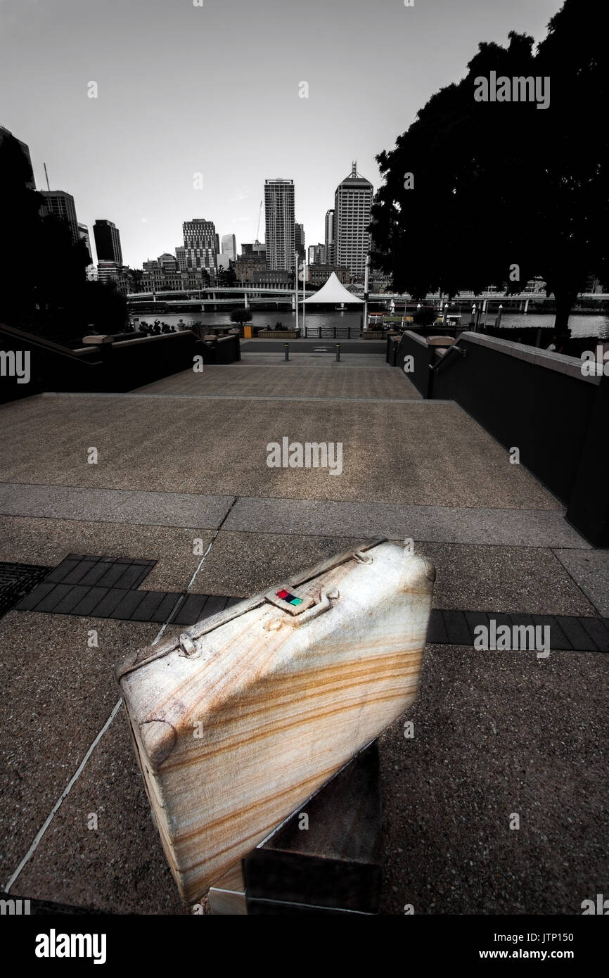 Suitcase in Brisbane Queensland Australia Stock Photo Alamy