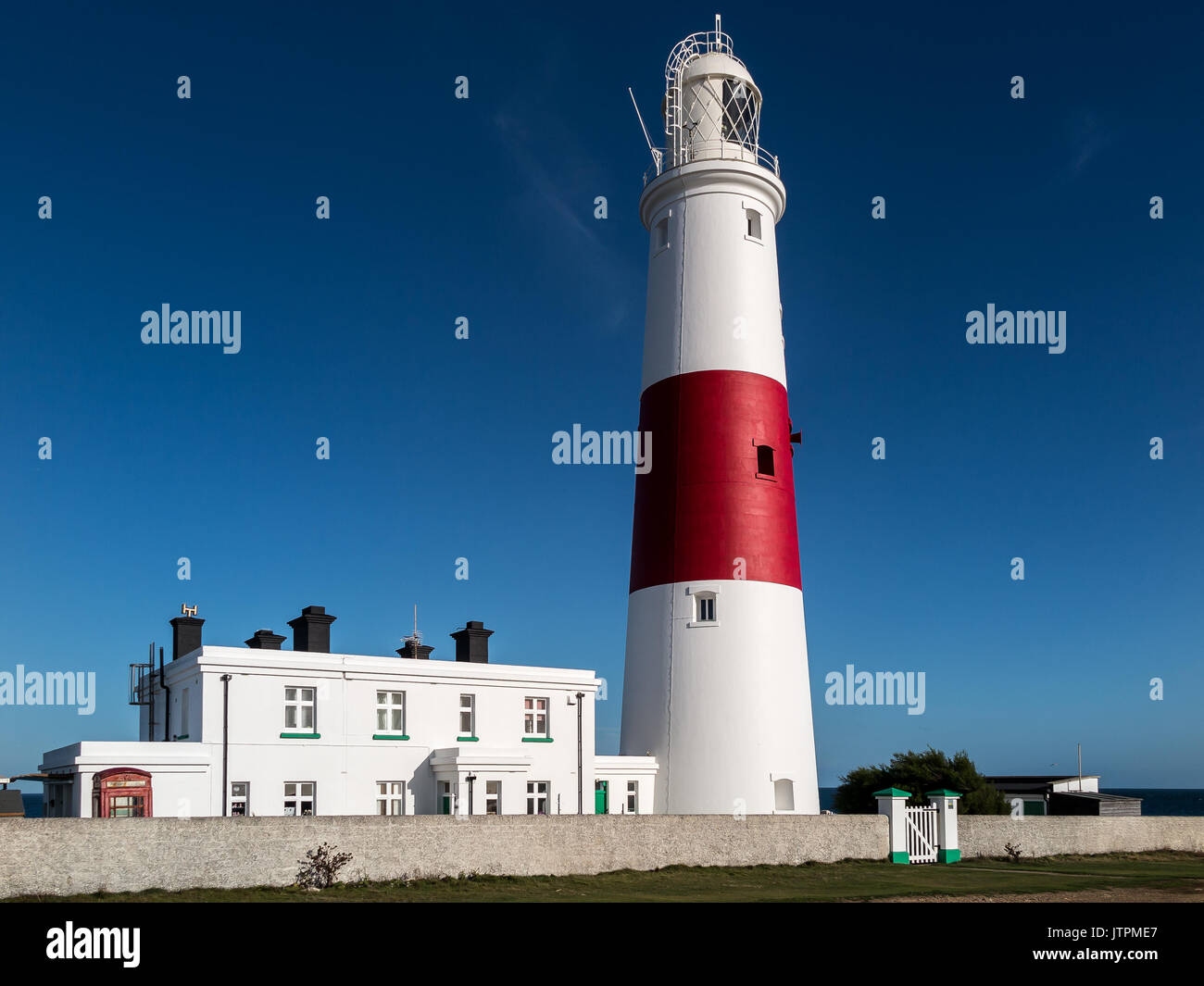 Portland Bill lighthouse, Dorset, England, UK Stock Photo