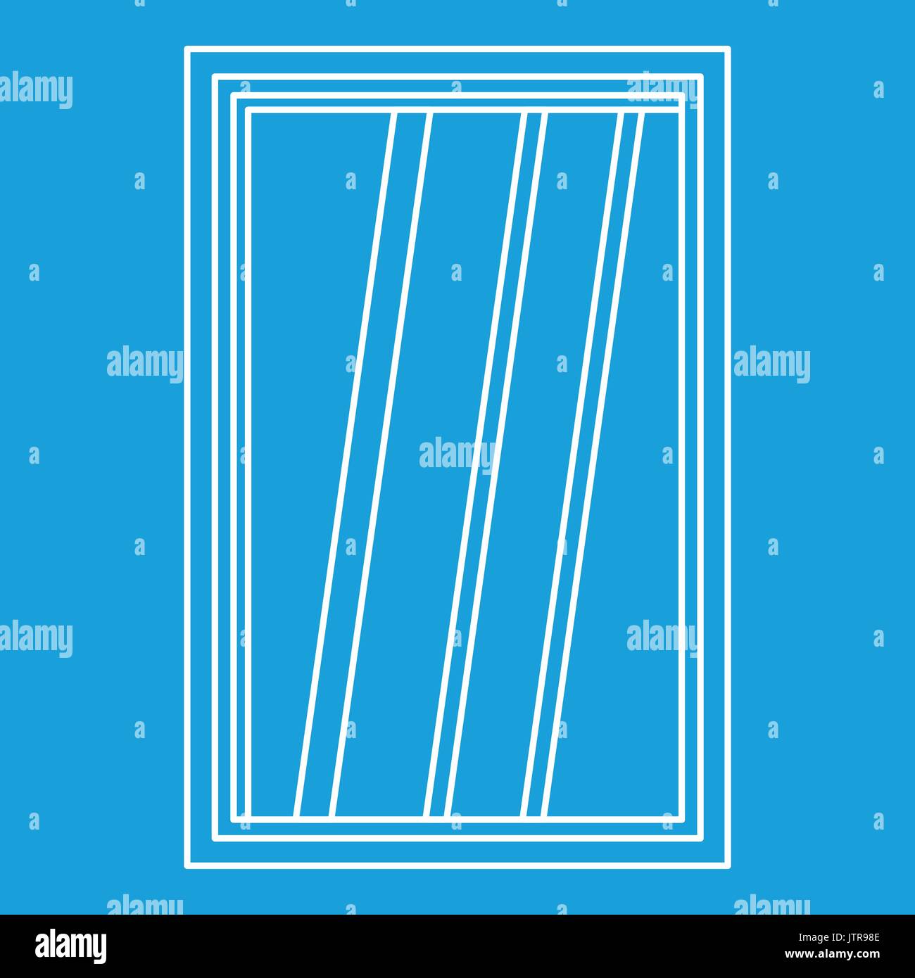 White window frame icon outline Stock Vector Image & Art - Alamy