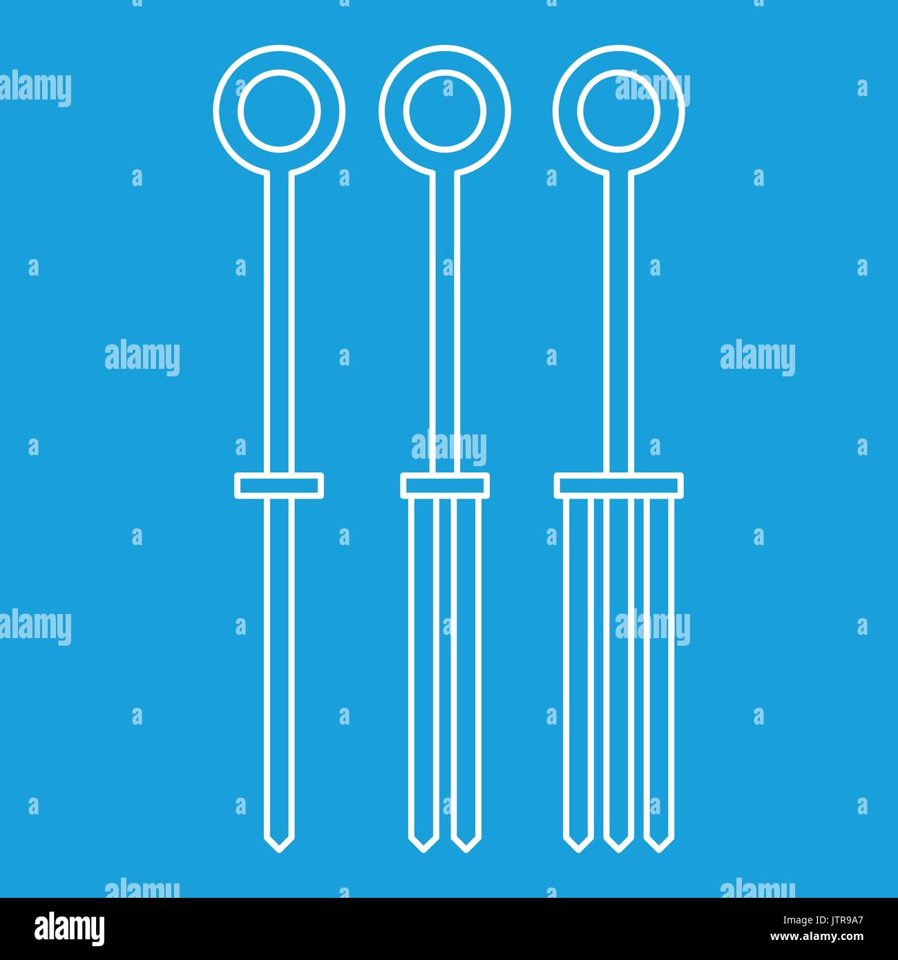 Tattoo needles icon outline Stock Vector Image & Art Alamy