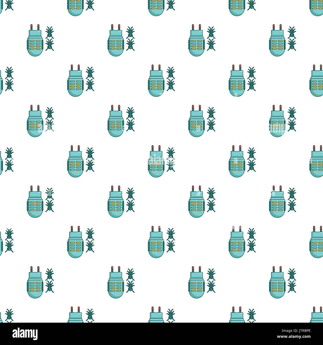 No ants device pattern seamless Stock Vector