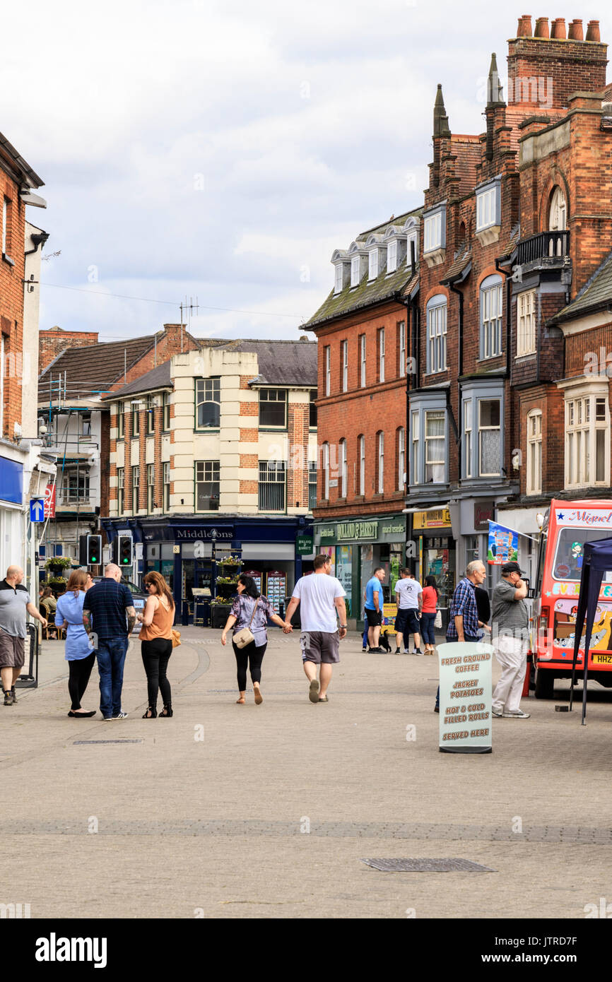 Melton Mowbray Market Square Folk Festival And Craft Fair Stock Photo Alamy