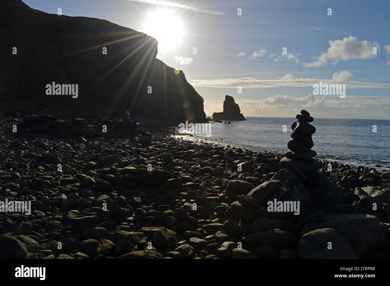 Talisker Bay Isle of Skye Scotland Stock Photo