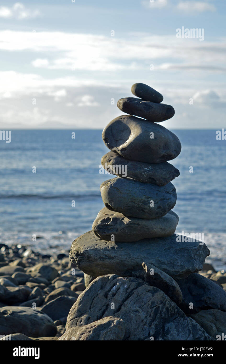 Talisker Bay Isle of Skye Scotland Stock Photo