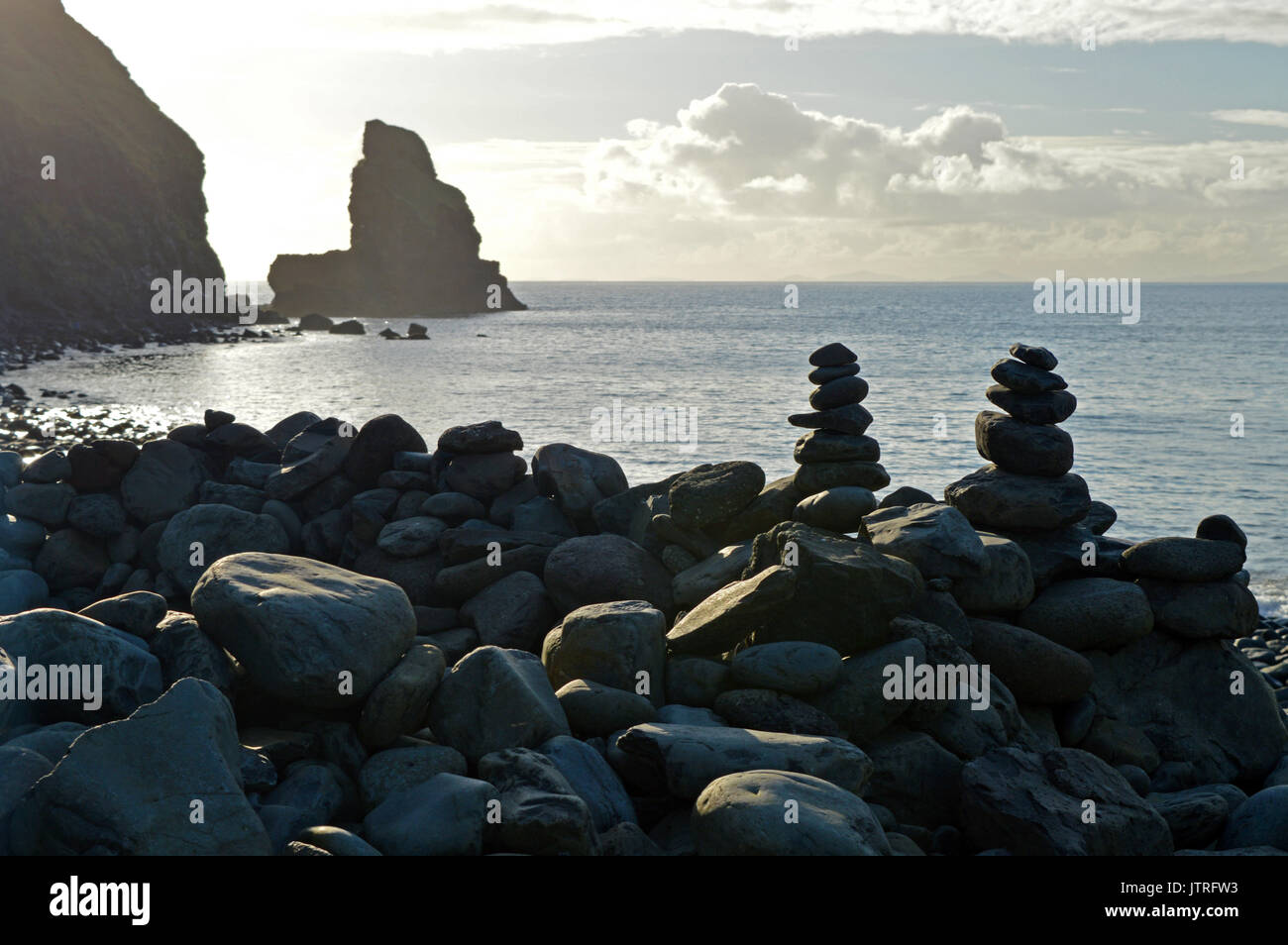 Talisker Bay Isle of Skye Scotland Stock Photo