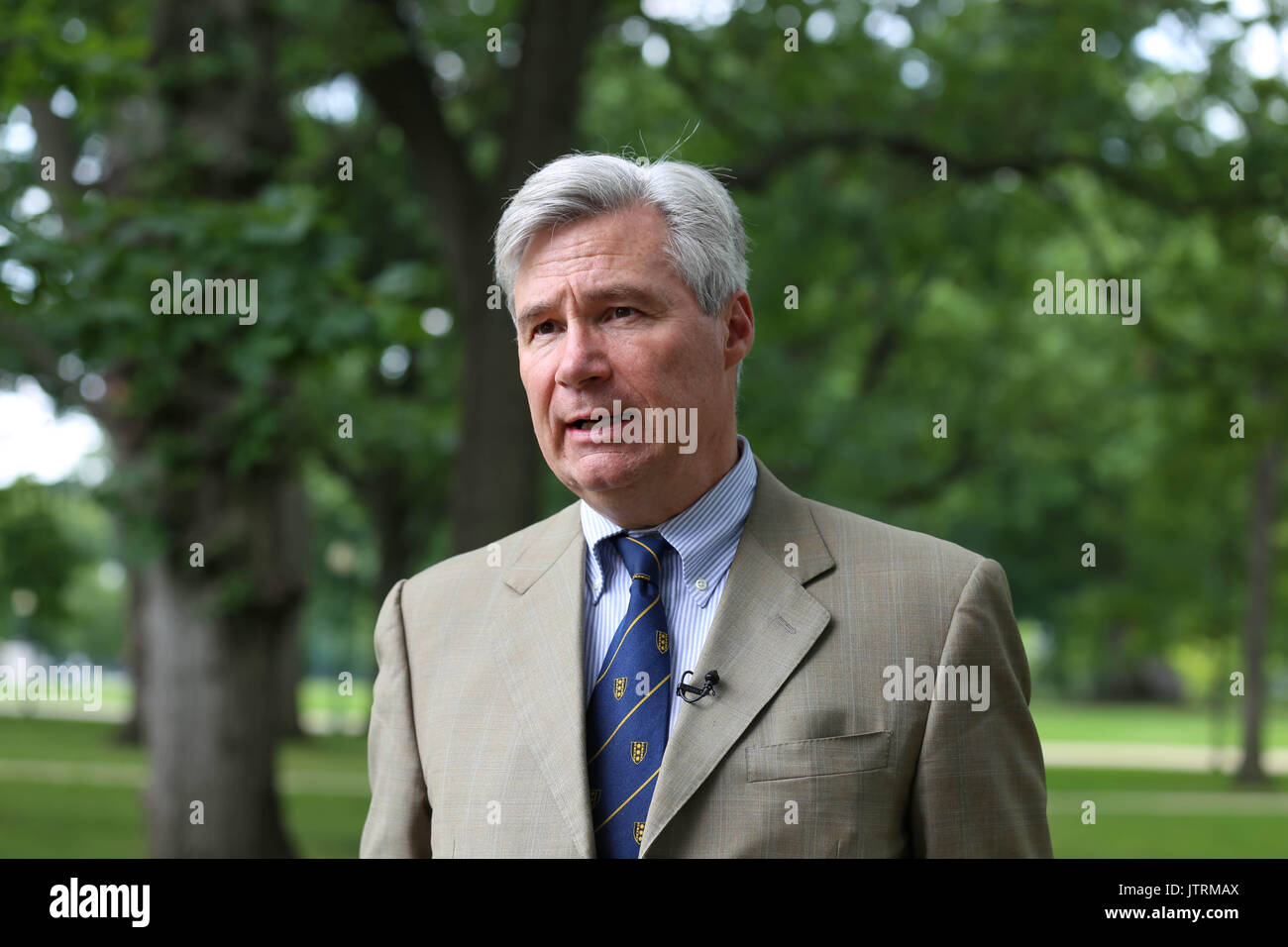 U.S. Senator Sheldon Whitehouse of Rhode Island during a Democratic