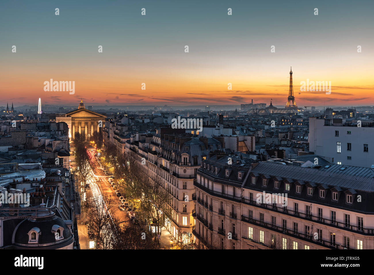 Eiffel tower, one of the most visited monument in Paris Stock Photo Alamy