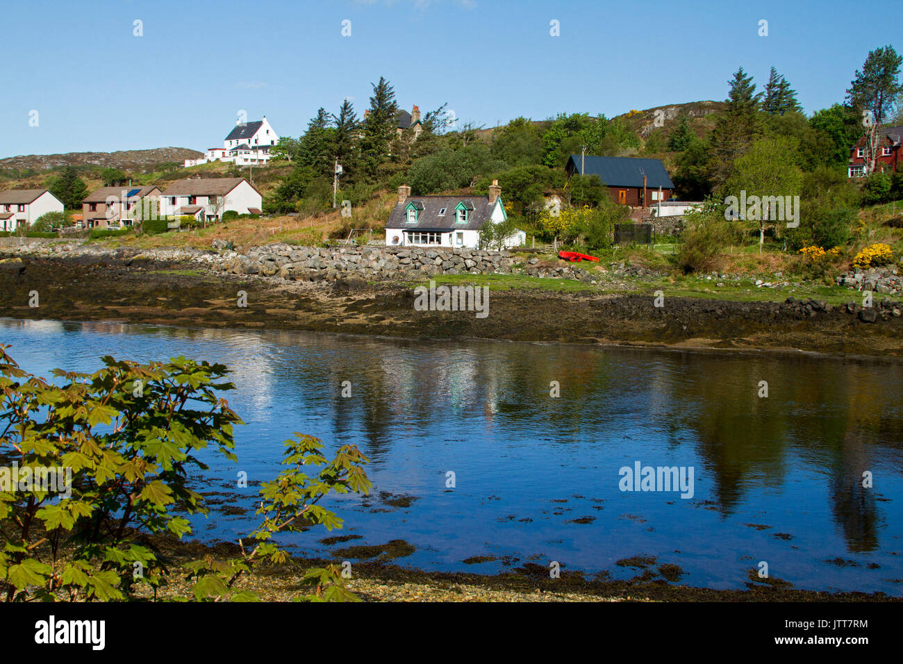 Lochinver scotland houses hires stock photography and images Alamy