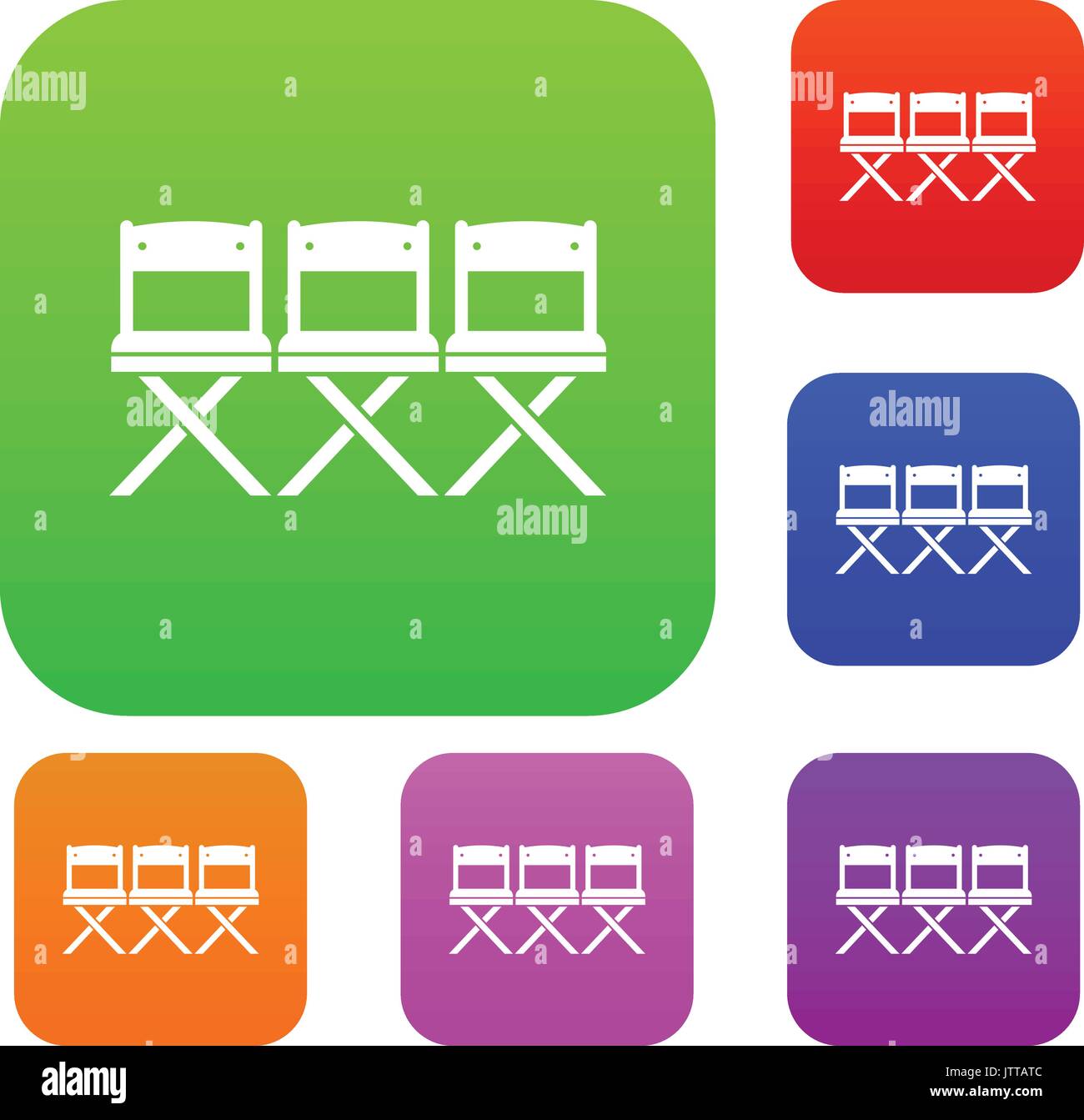 Chairs set collection Stock Vector Image & Art - Alamy