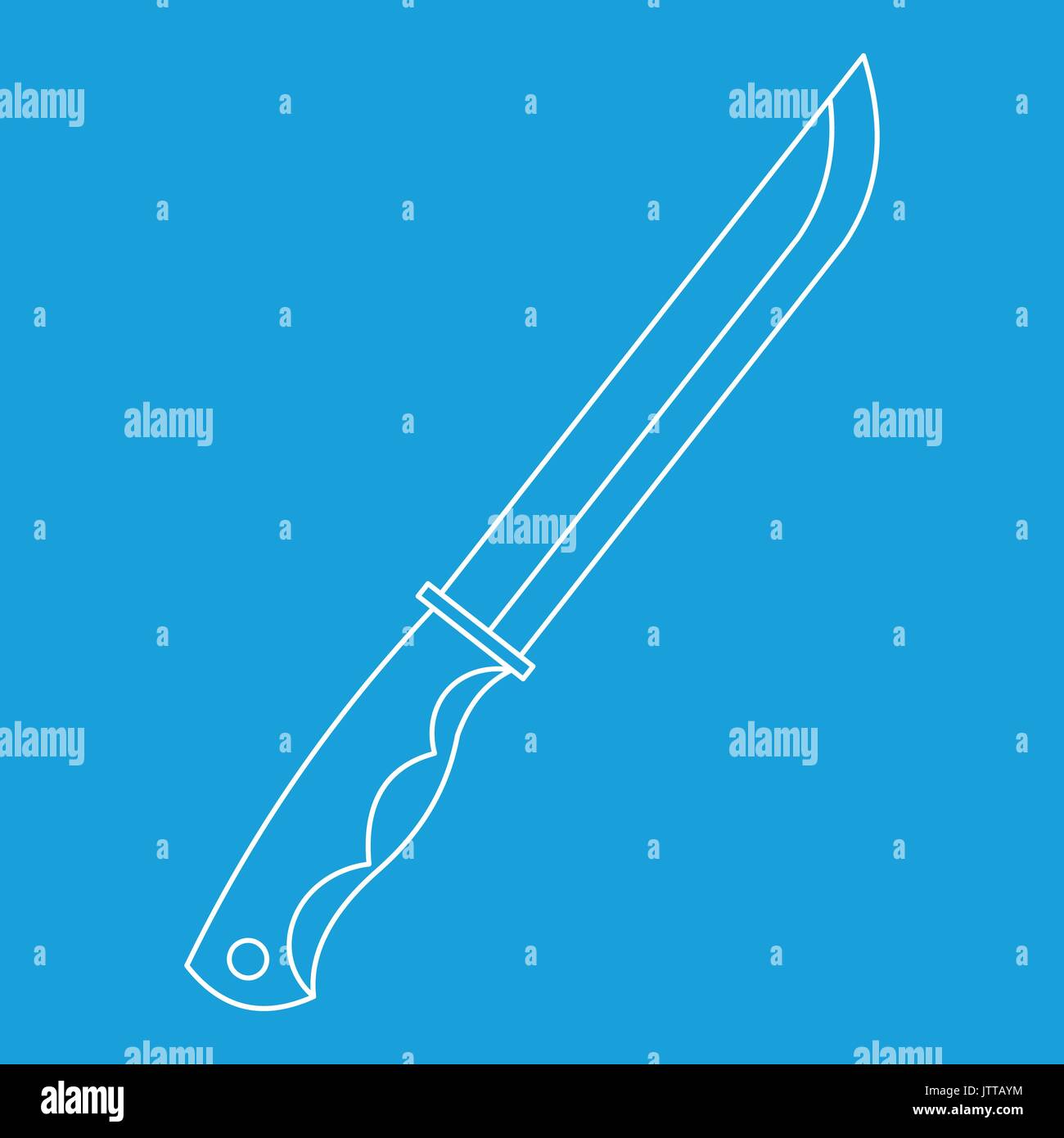 Knife icon, outline style Stock Vector Image & Art - Alamy