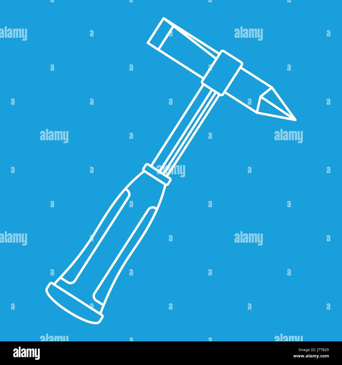 Hammer slag of welder icon outline Stock Vector Image & Art - Alamy