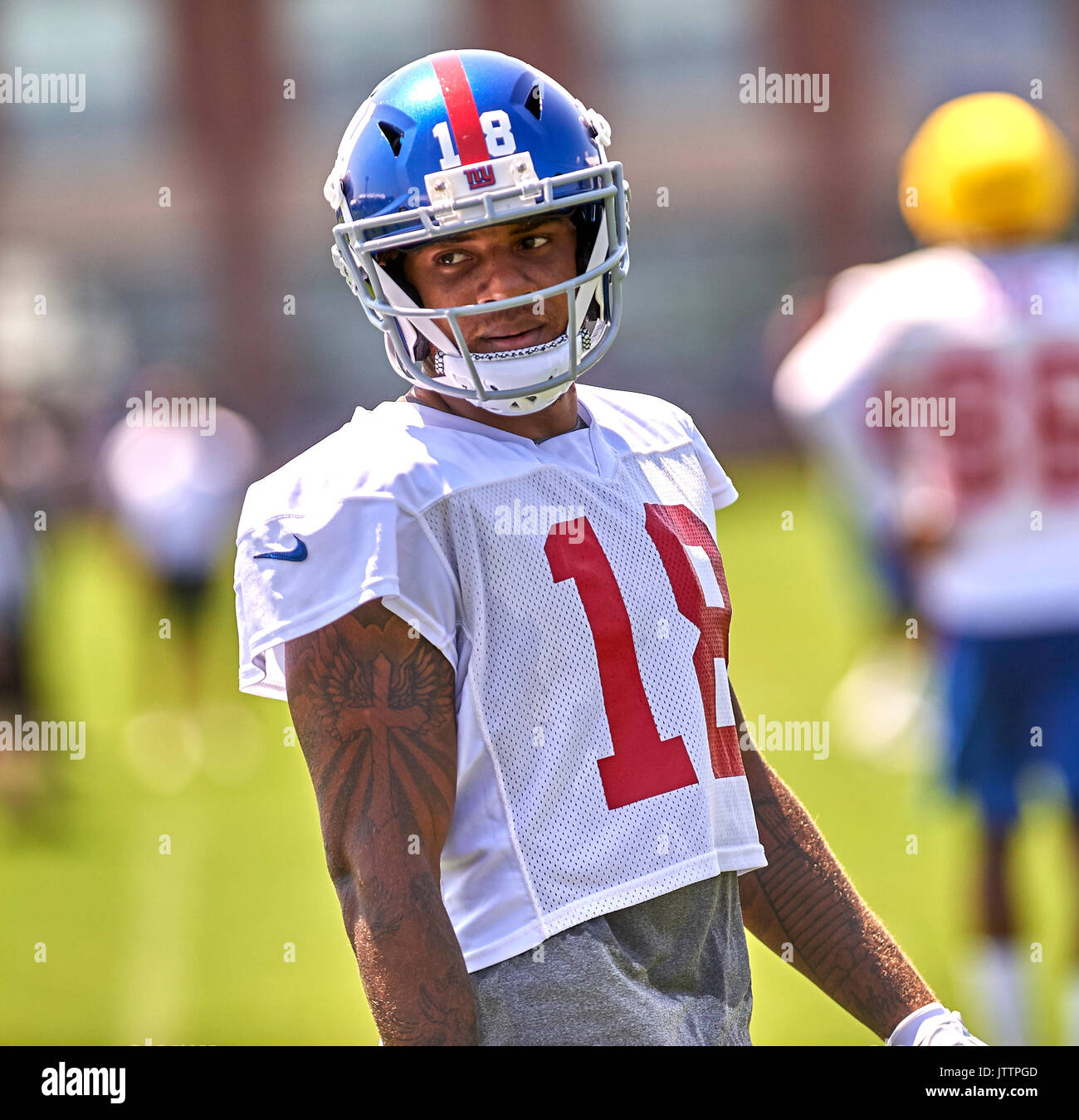 August 9, 2017 - East Rutherford, New Jersey, U.S. - New York Giants