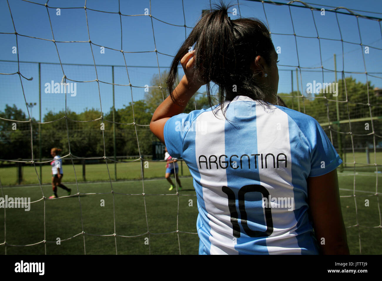 Argentina girl football hi-res stock photography and images - Alamy
