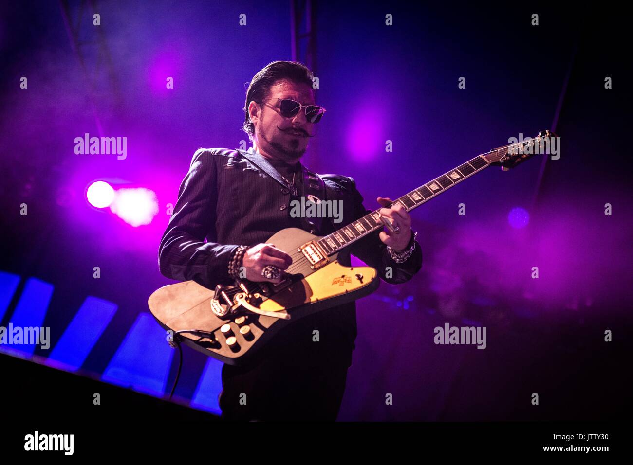 Sesto San Giovanni Milan, Italy 9th august 2017 Rival Sons perform live