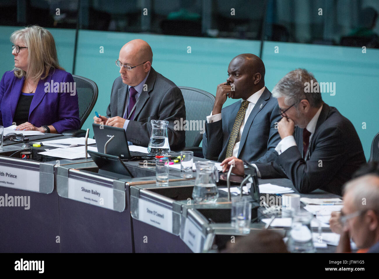 London, UK. 10th August, 2017. London Assembly Members Tony Devenish