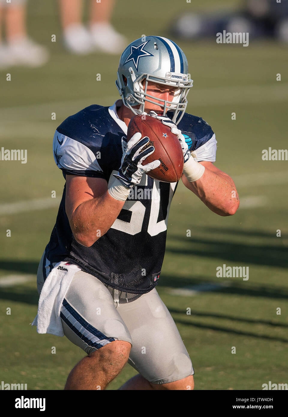 August 08, 2017 Oxnard, CA.Dallas Cowboys linebacker (50) Sean Lee goes