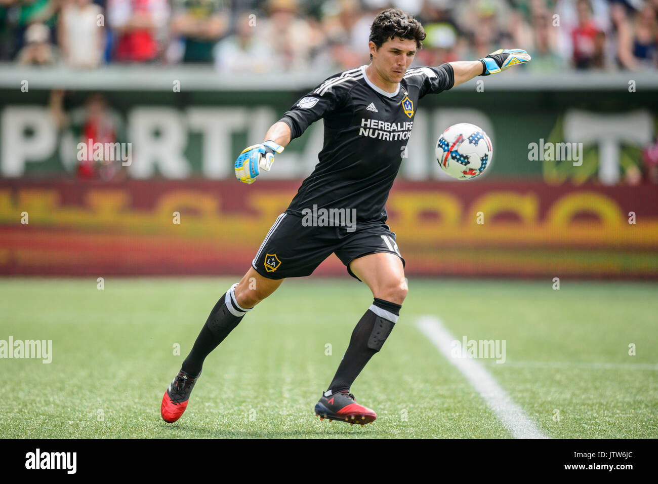 LA Galaxy G Brian Rowe (12) during the MLS soccer game between the LA ...