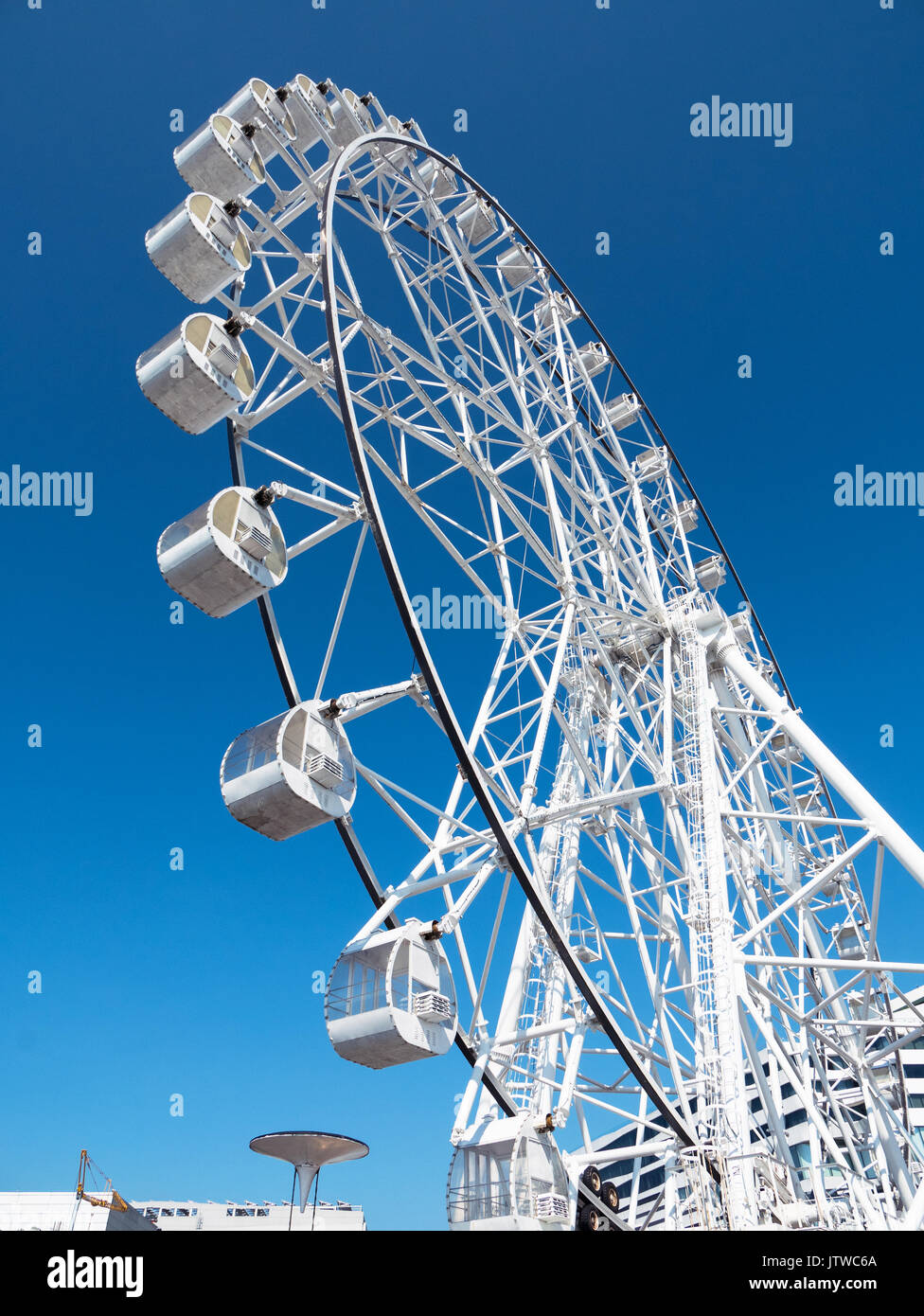 Ferris wheel in Bay City, a reclaimed area of Manila Bay in Manila, the