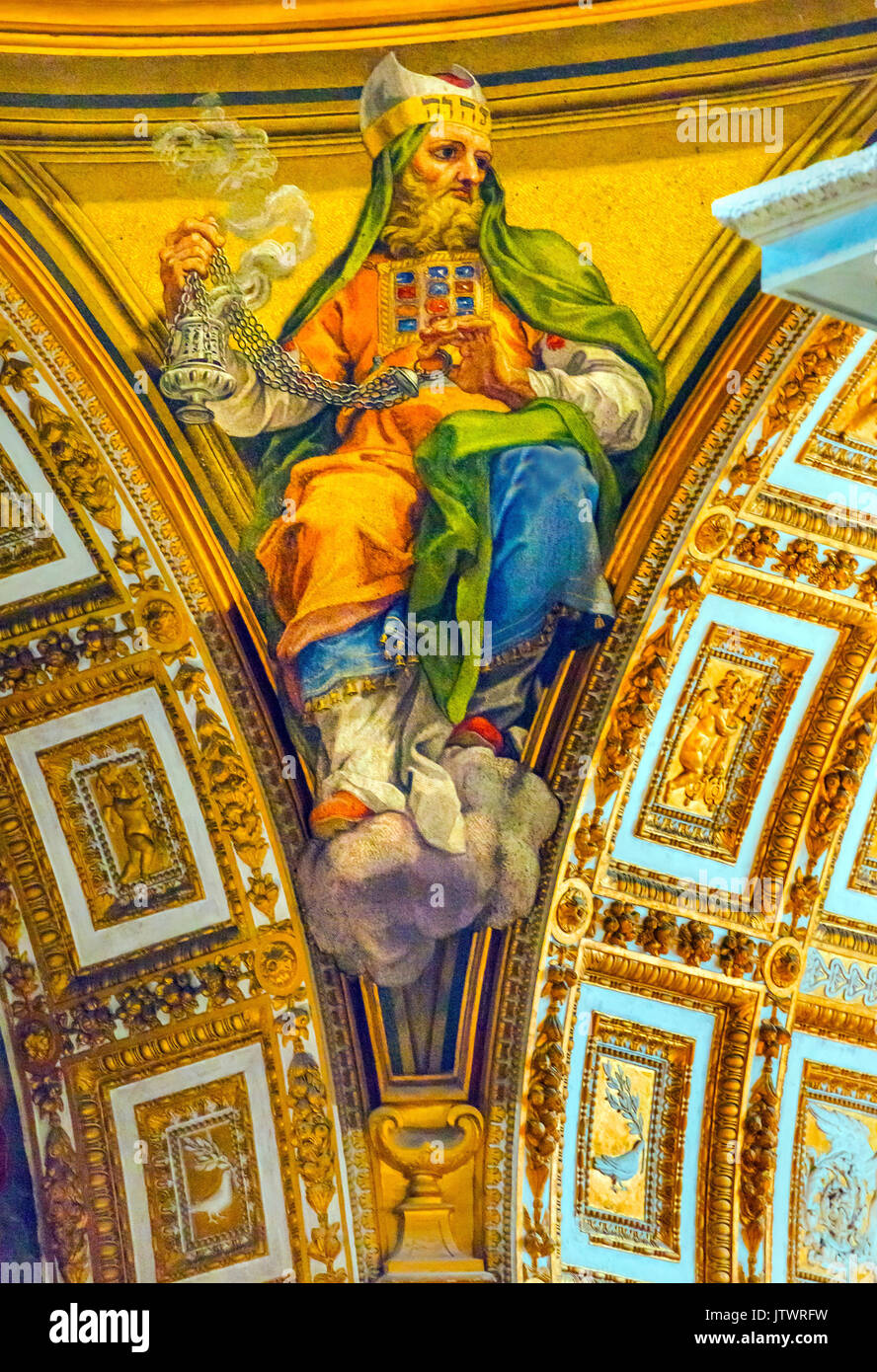 Catholic Saint Incense Saint Peter's Basilica Vatican Rome Italy