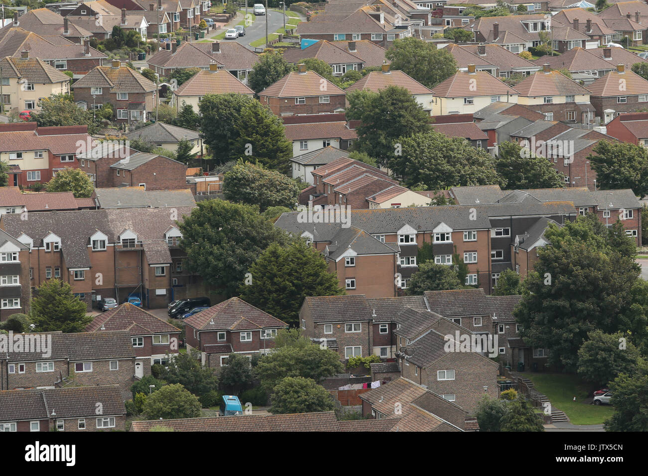 Whitehawk district of Brighton and Hove East Sussex. Stock Photo