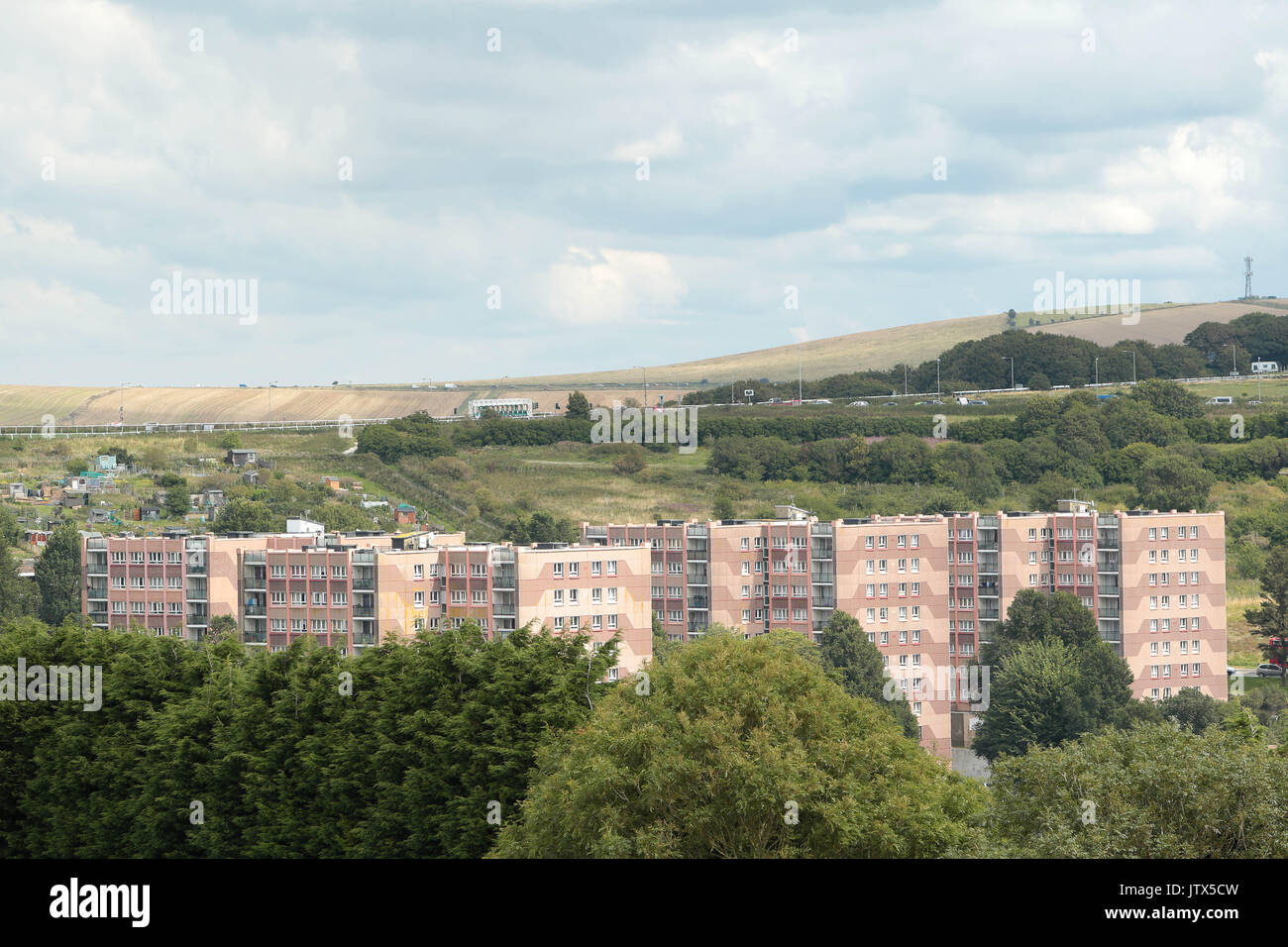 The Swanborough Flats Whitehawk Brighton East Sussex Stock Photo Alamy