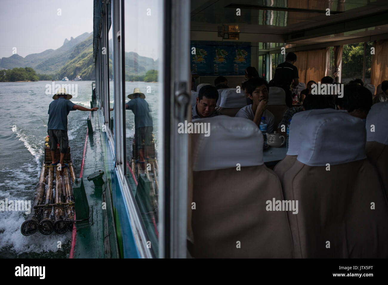 Lijiang river cruise Stock Photo