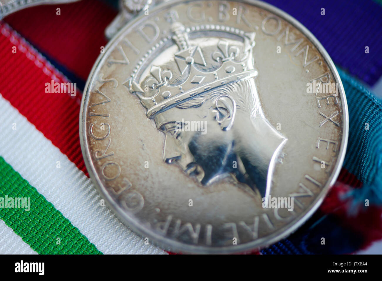 War Medals Stock Photo