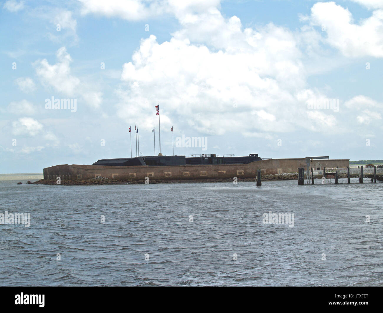 Fort Sumter Civil War historical site,Charleston,SC Stock Photo