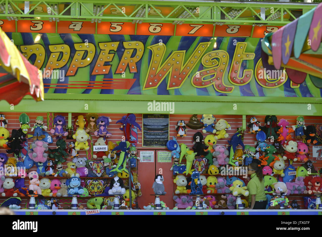 Carnival Game, Emmett Cherry Festival, Emmett, Idaho, USA Stock Photo