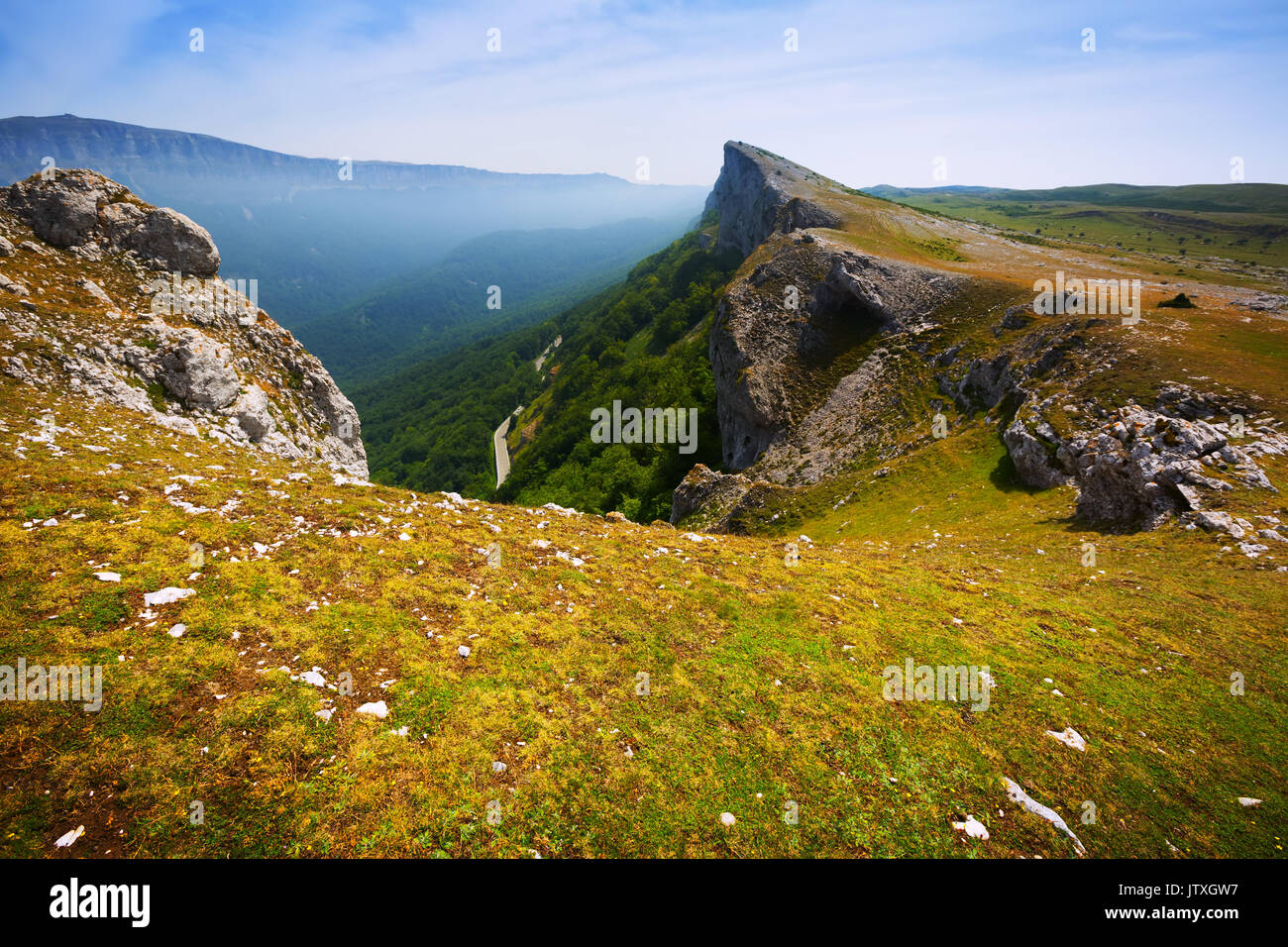 Mountains of Sierra de Andia. Navarre, Spain Stock Photo - Alamy