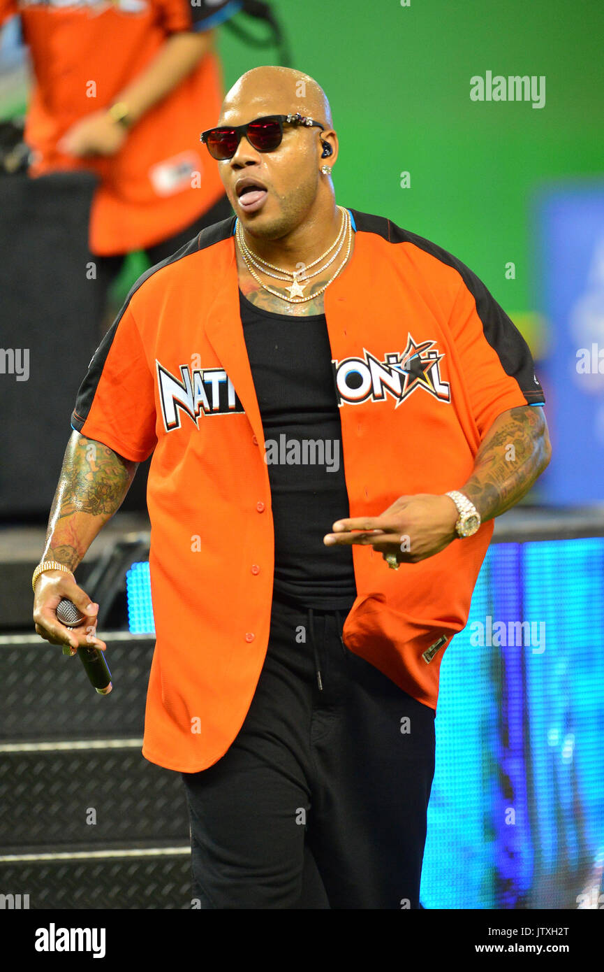 The All-Star and Legends Celebrity Softball Game at Marlins Park in Miami,  Florida. Featuring: Christina Milian Where: Miami, Florida, United States  When: 09 Jul 2017 Credit: Johnny Louis/WENN.com Stock Photo - Alamy