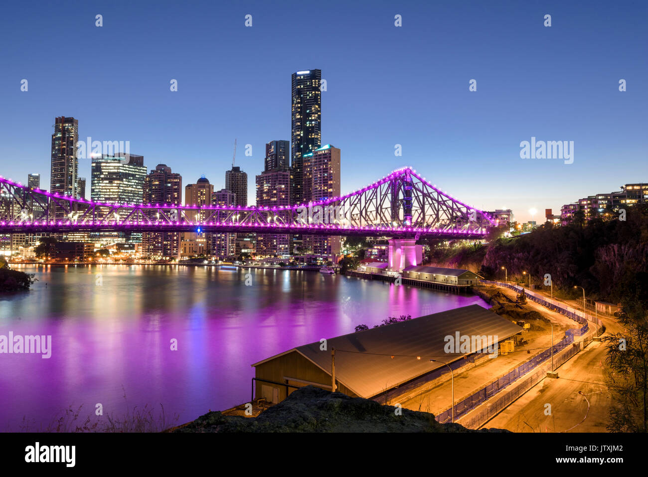 Story Bridge, Brisbane, Queensland, Australia Stock Photo