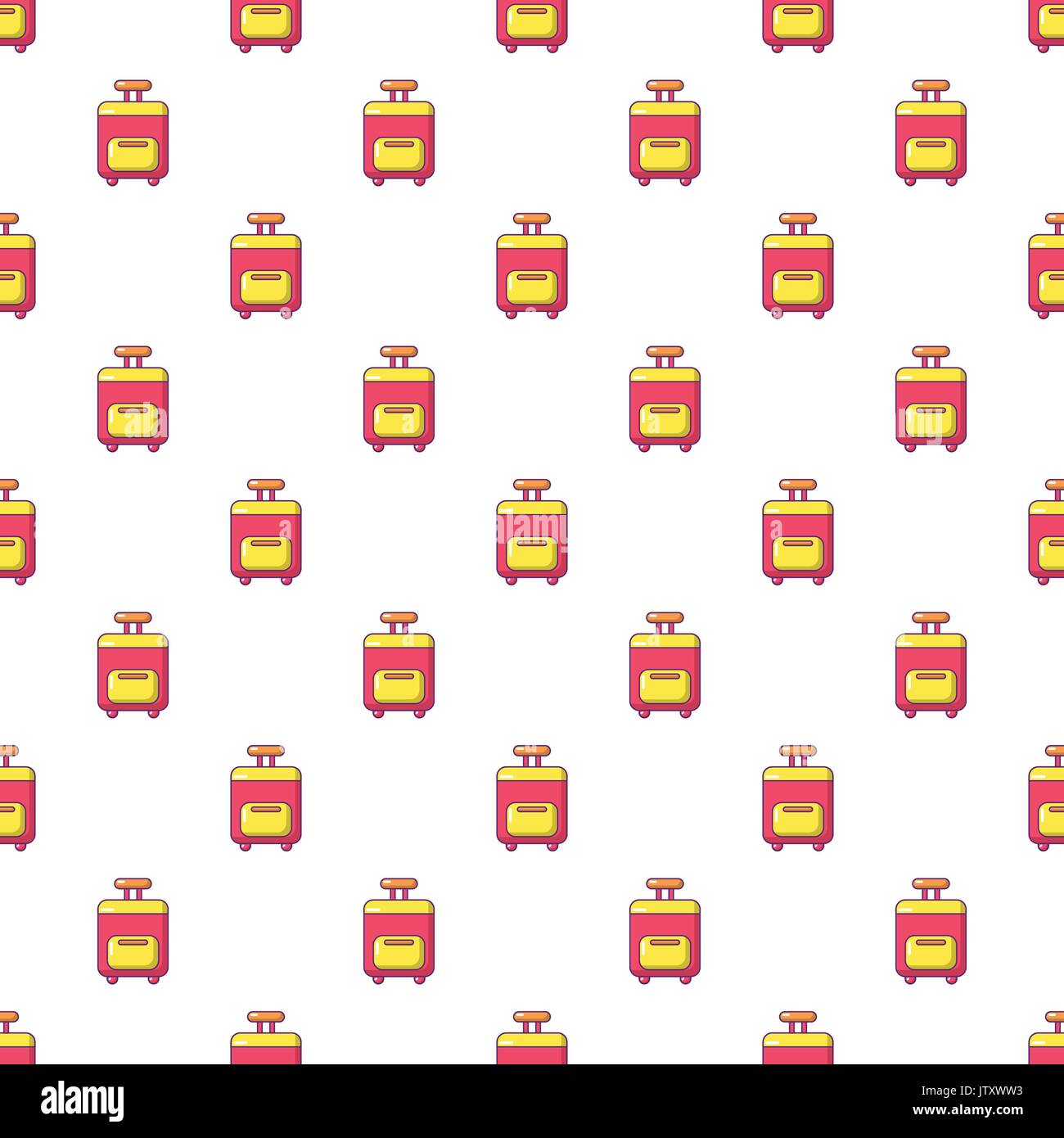 Travel bag pattern seamless Stock Vector
