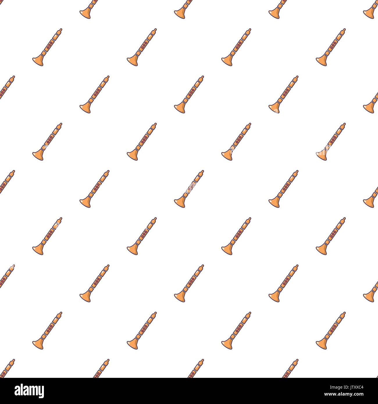 Trumpet pattern seamless Stock Vector