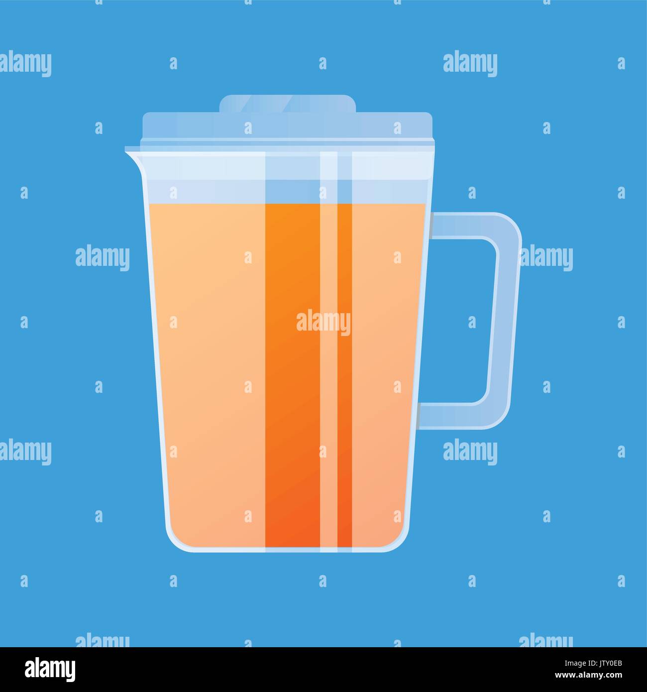 Jug icon. Flat design. Vector illustration. Stock Vector