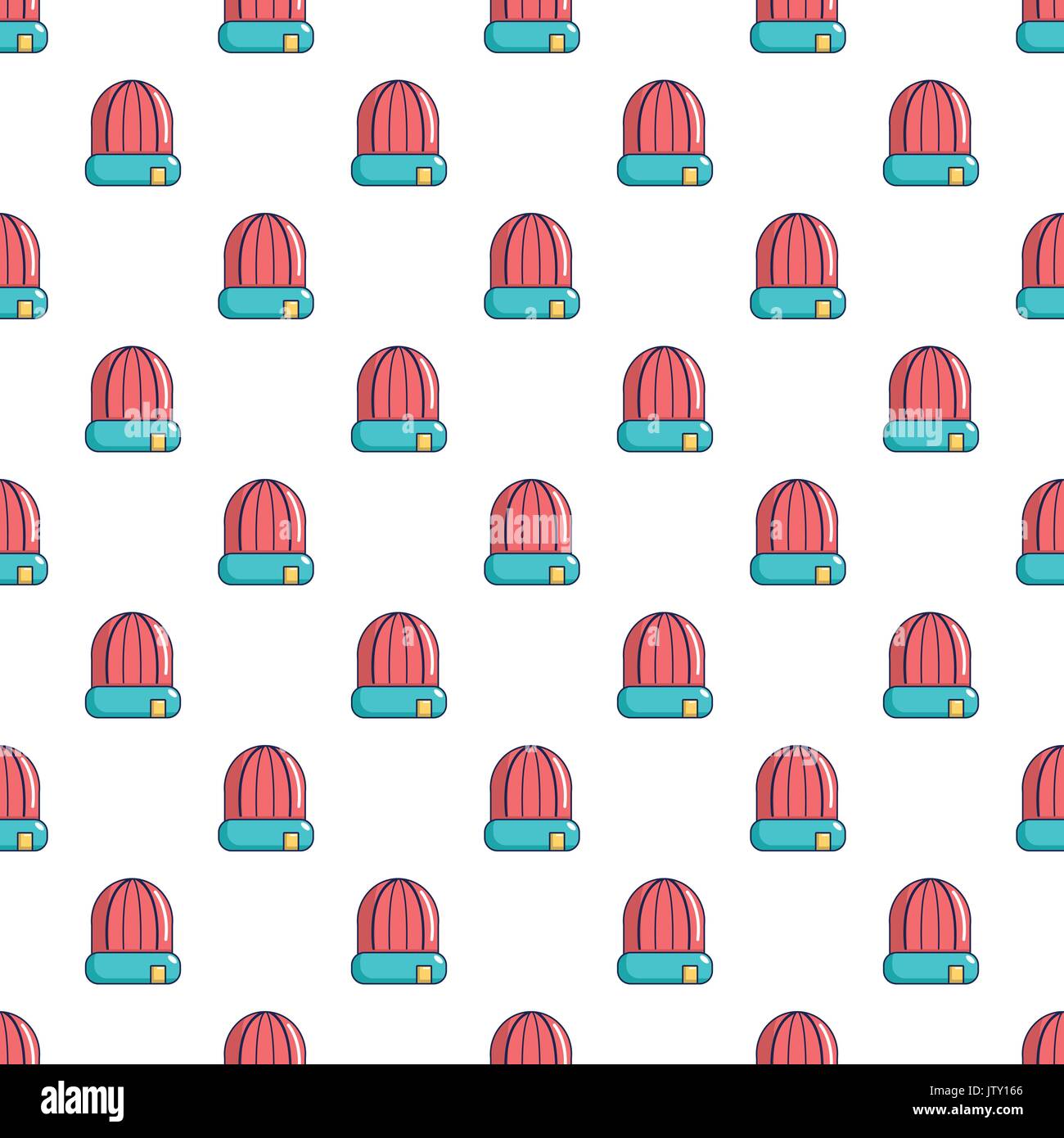 Winter hat cap pattern seamless Stock Vector Image & Art - Alamy