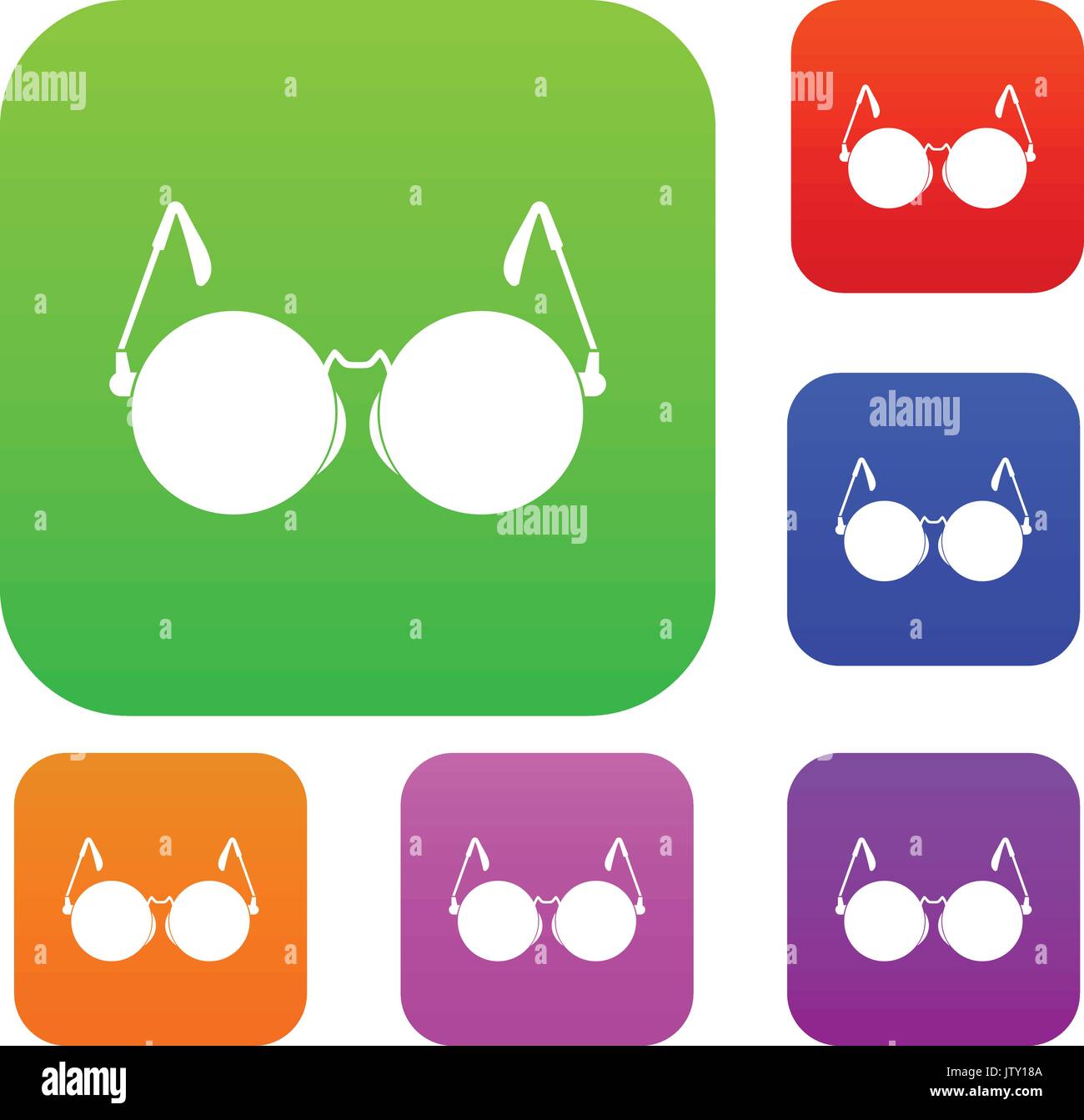 Glasses for blind set collection Stock Vector Image & Art - Alamy