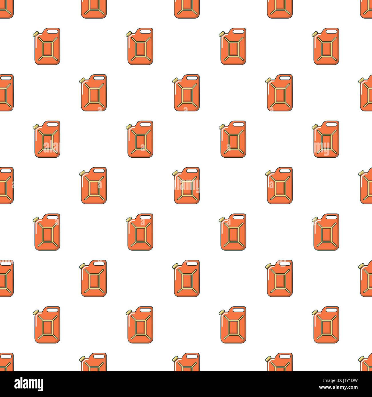 Canister of gasoline pattern seamless Stock Vector