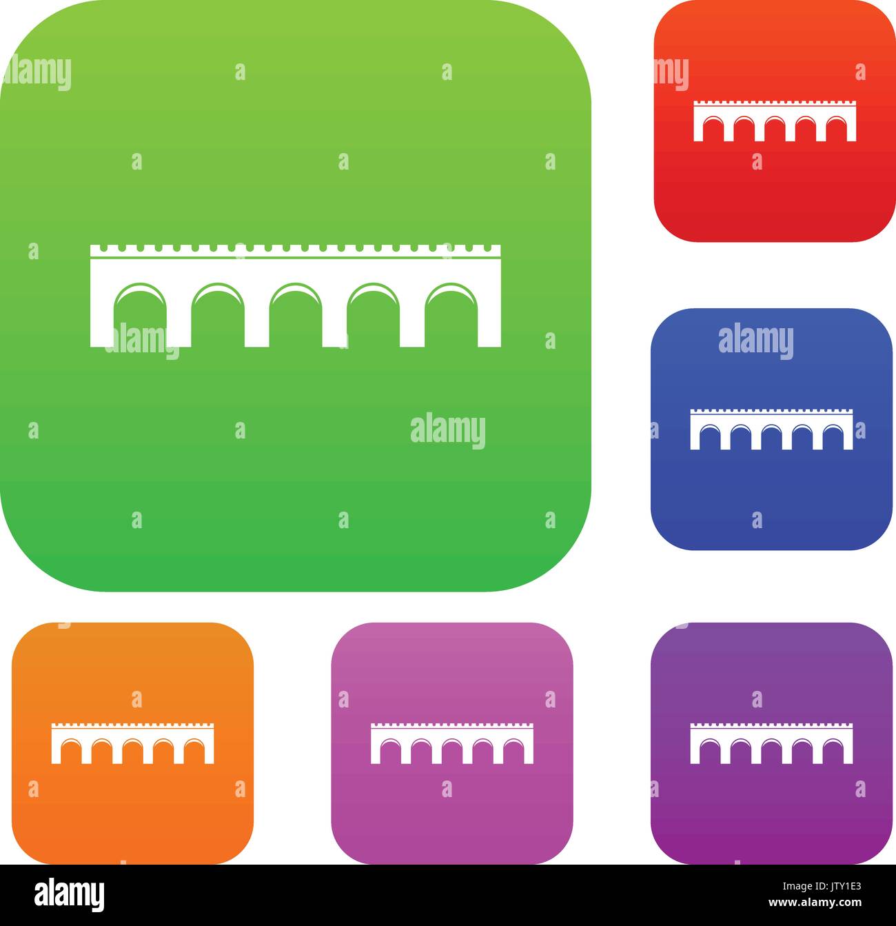 Bridge set collection Stock Vector Image & Art - Alamy