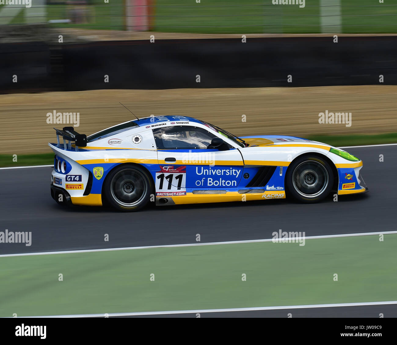 Anna Walewska, Mike Simpson, Ginetta G55 GT4, British GT Championship ...