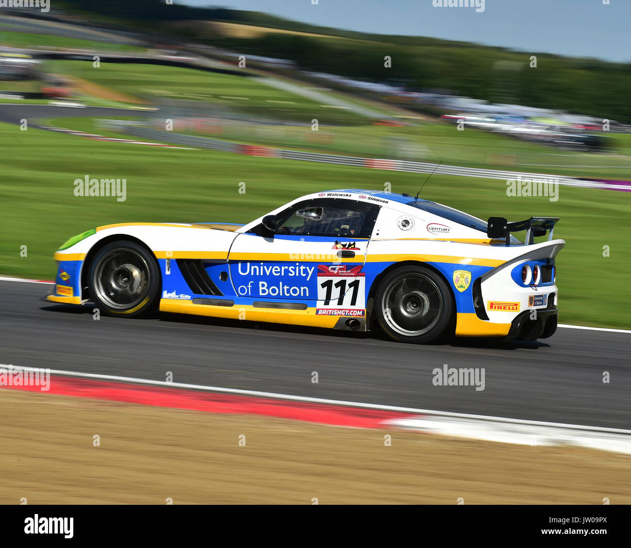 Anna Walewska, Mike Simpson, Ginetta G55 GT4, British GT Championship ...