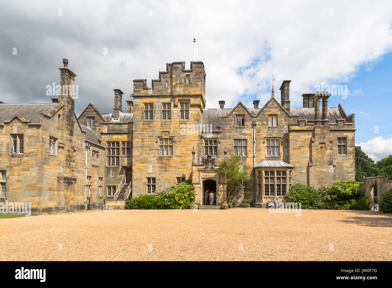 Scotney Castle dating from 1837, built in Elizabethan style, Lamberhurst, Kent, United Kingdom. Stock Photo
